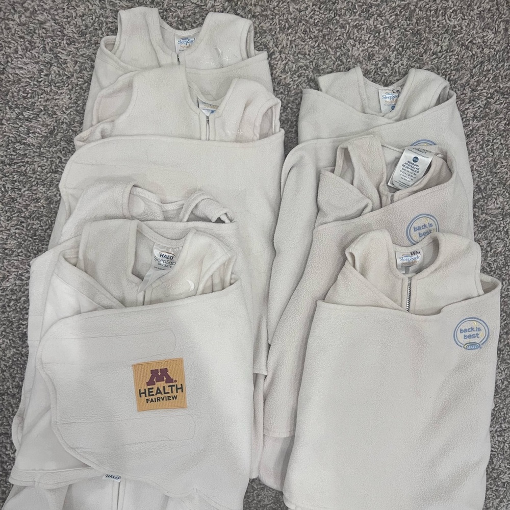 Halo Sleep Sack Swaddle Lot of 7